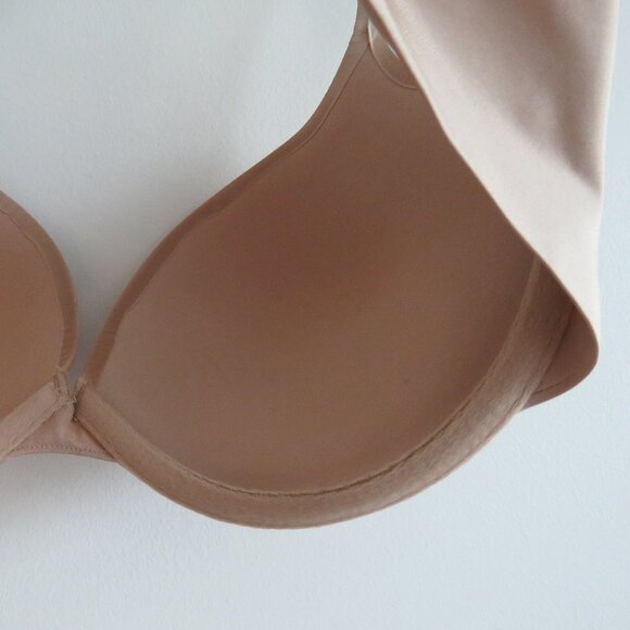 SKIMS Ultimate Push Up Plunge Bra in Clay - Size 36DD - Picture 9 of 10